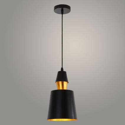 Подвес 7465/1HQ BK+GD черный/золото 1х60W E27 d150 h280,TXN22